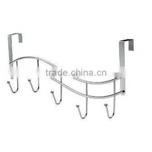 Simple Chrome Wire Hanging Hook With 5 Hookers thumbnail-1