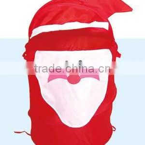 Large Foldable Cartoon Santa Claus Toy Collection Boxes Laundry Basket thumbnail-1