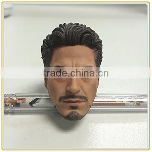 1 6 Ironman 3 Movie Character Robert Downey Jr.head Sculpture thumbnail-1