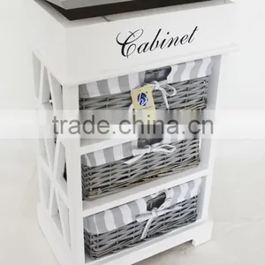 Rattan / Wicker Cabinets Hobby Lobby Cabinets White With Grey Drawers thumbnail-4