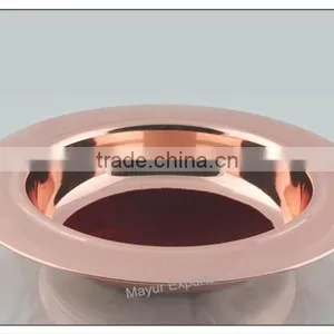 Stainless Steel Communion Bowl- Copper Plated thumbnail-1