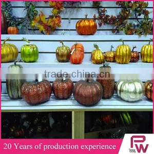High Quality Small Crafts White Foam Craft Pumpkins for Event Decor thumbnail-1