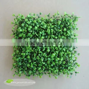China Make Artificial Plastic Boxwood Plant Grass Door Mats 25cm x 25cm for Mall Decoration BOX013-1 GNW thumbnail-1