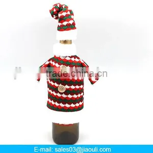 Cute Figurine Decorative Wine Bottle Cover for Christmas thumbnail-1