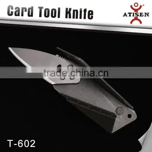 Folding Credit Card Knife With Stainless Steel Blade thumbnail-4