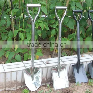 High Quality Stainless Steel D Shape Garden Hand Snow Shovel thumbnail-3