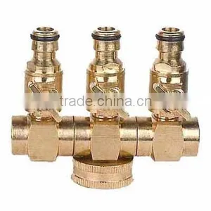 3 Way Hose Splitters With Valve thumbnail-1