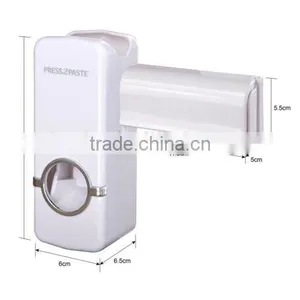 Press 2 Paste Automatic Toothpaste Dispenser & Toothbrush Holder Tooth Paste Press thumbnail-3