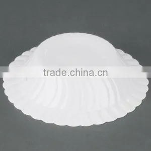 12 oz Plastic White Round Scalloped Dessert Bowl for Sale,OEM Plastic Soup Salad Scalloped White Bowl 12 oz thumbnail-4