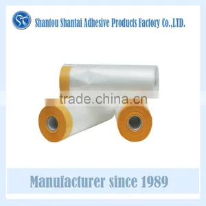 HDPE Pretaped Masking Film for Painting thumbnail-1