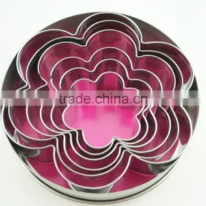 47095 6pcs Flowers Stainless Steel Cookie Cutter Set thumbnail-4