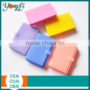 Hot Sell Colorful Fashion Silicone Push Card Holder thumbnail-1