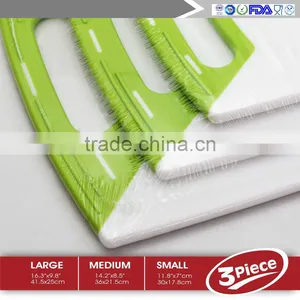 3 Piece Cutting Board Plastic Set or Slicing Fruits, thumbnail-4