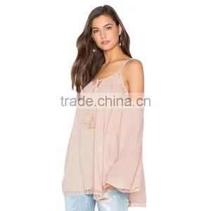 New Fashion Long Sleeve Chiffon Blouse 2016 thumbnail-2