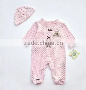 Little Bear Pattern Of The Baby Bodysuit & Jumpsuit With Hats thumbnail-1