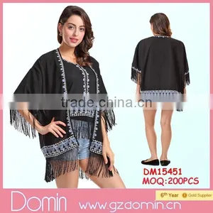 New Fashion Embroidery Fringe Woman Kimono thumbnail-1