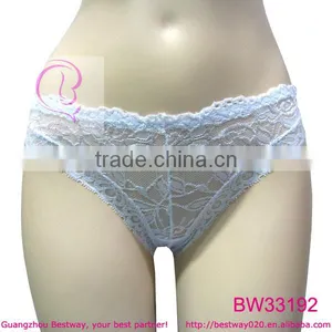 Sexy Front Transparent Lace Back Cotton Lingerie Underwear thumbnail-1