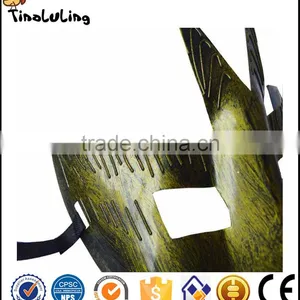 Event Party Supplies Retro Bronze and Silver Plastic Roman Knight Mask Venetian Masquerade Ball Masks thumbnail-4