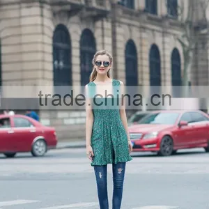 Summer Sleeveless Halter Dress Latest Fashion Blouse Braces Backless Dress thumbnail-5