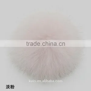 Multicolor Genuine Fox Pom Poms With 12cm thumbnail-3