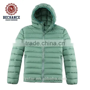 100%nylon Reverse Light Down Jacket With Hood ST15-DJ1005 thumbnail-1