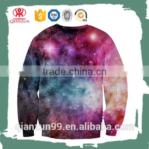 Custom Galaxy Printing Sweatshirt Wholesale 3 d Printing Sweatshirt thumbnail-1