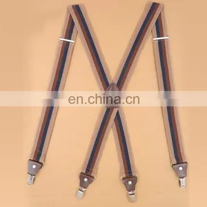 2017 Yiwu Wholesale Custom Printing Suspenders Striped Suspenders thumbnail-1