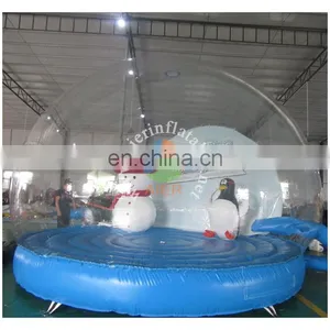 Inflatable Snow Tent for Taking Photos, Inflatable Snowball for Christmas, Welcome Snowball Inflatable Tent thumbnail-3