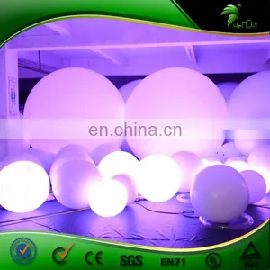 Custom Size LED Glow Balloon Inflatable Zygote Interactive Ball LOGO Printing Advertising Party Display With Colored Lightings thumbnail-1