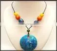 SF-NC249 Resin Pendant Necklace thumbnail-1