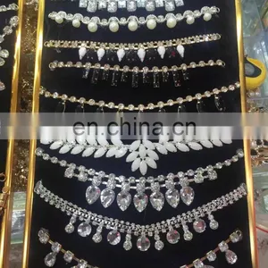 2016 Summer Design Decoration Rhinstone Pendant Necklace thumbnail-1