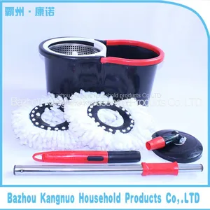 Environment-friendly Carbon Fiber Magic Cleaning Mop With Stainless Steel Bucket thumbnail-3