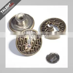 Custom Fashion Design Metal Button for Jeans Garment thumbnail-2