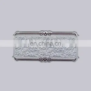 OEM Factory Embossed Type And Hotel Restaurant Use Custom Sliver Blank Acrylic Number Plate thumbnail-1