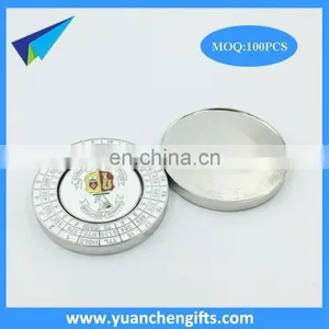 Golf Club Zinc Alloy Magnetic Ball Marker Poker Chips Wholesale thumbnail-2