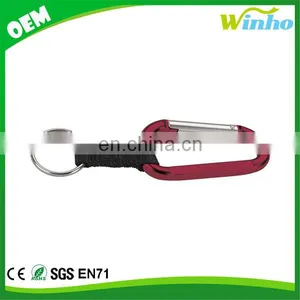 Winho Anodized Carabiner With Nylon Strap thumbnail-2
