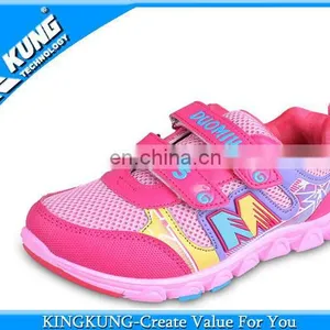 Leather + Mesh Material Shoes Upper For Kid Sport Shoes thumbnail-1