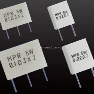 Non-inductive Cement Resistance Ceramic Resistance 5W,Low Inductance, Low Resistance thumbnail-1