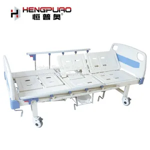 Elderly Care Equipment Manual Adjustable Bed With Toilet for Disabled Patient thumbnail-1