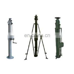Freezing Conditions Portable Steel Winch up Field Mast for Sports Analysis Lighting Photography and Communications thumbnail-2