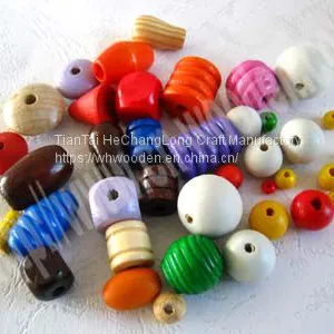 SUIT COLOR WOOD BEAD WOODEN BEADS thumbnail-5