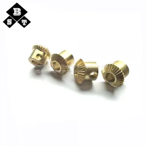 Precision Custom Brass Angular Straight Bevel Gears thumbnail-4