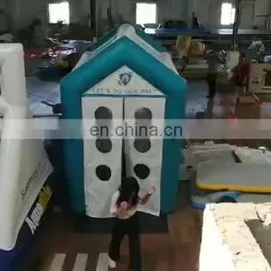 Portable Double Lanes Decontamination Sterilizer Inflatable Disinfection Ultrasonic Humidifier Tunnel for Wholesale thumbnail-1