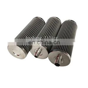 304 Stainless Steel Wire Mesh Pleated Metal Filter Element With Threaded Interface thumbnail-5