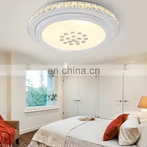 Modern Luxury Crystal Ceiling Light Dining Room 2 Colors Changed LED Ceiling Lamp thumbnail-6