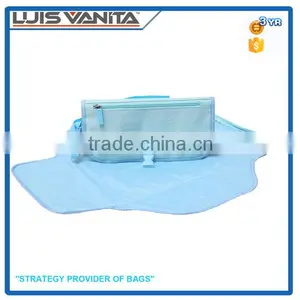 Fancy Protable Blue Foldable Diaper Pad thumbnail-1