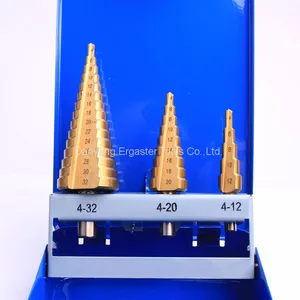Cone Drill Bit High Speed Steel Double Sided Drill, Multiple Hole Stepped up thumbnail-1