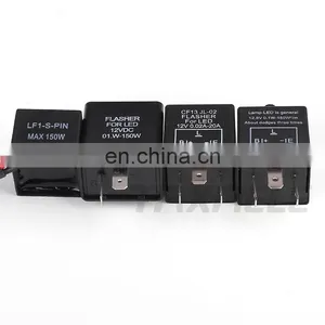 DC 12V Moto LED Turn Signal Flasher Relay Three Gear Frequency Motorcycle Adjustable Speed Flash Relay Accessaries CF13 thumbnail-2