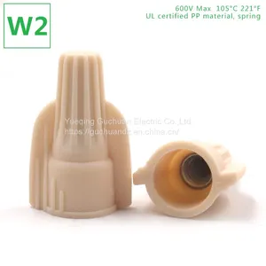 W2 Double Wing Wiring Cap With Wings Spring Screw Type Wiring Cap Waterproof Rotating Closed Terminal thumbnail-5