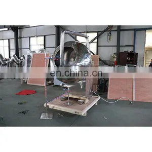 50 - 80 kg / Time Automatic Candy Peanut Coating Machine for Coating Chocolate thumbnail-3
